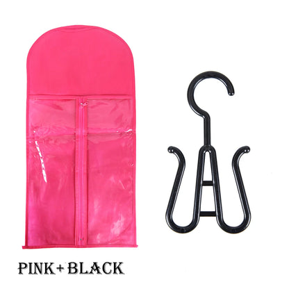 Wig Storage Bag Dust Proof Storage Carrier Case For Wigs Hair Extensions Hairpiece Storage Portable Travel Hair Bag With Hanger