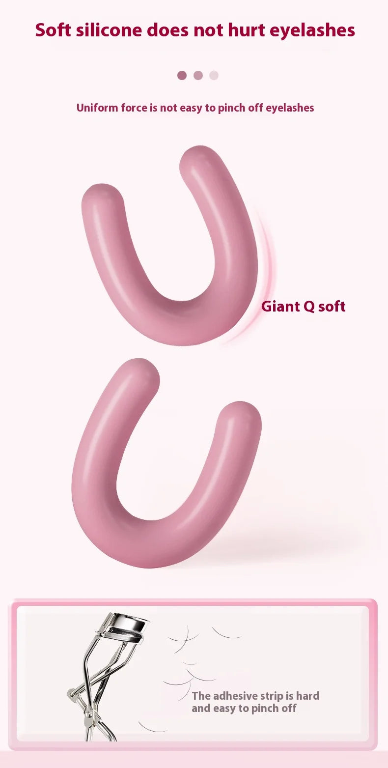 Electric eyelash curler, long-lasting styling, easy and perfect curling all day long, portable electric eyelash curler