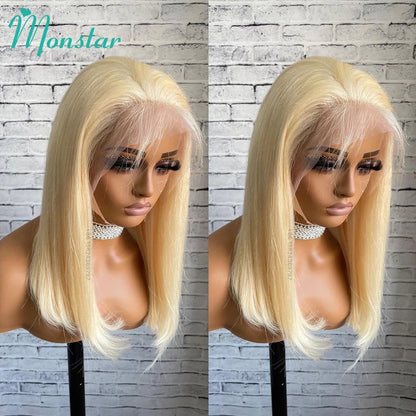 5x5 Closure Glueless Wigs Ready to Wear 613 Blonde 13x4 13x6 Frontal Bob Wigs Brazilian Bone Straight Human Hair Wigs for Women