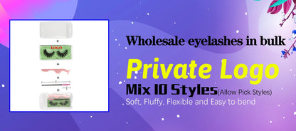 3D Mink Lashes Wholesale Natural Wispy False Eyelashes Makeup Beauty Soft Lashes in Bulk Long Lasting Volume Cilia Mink Eyelash