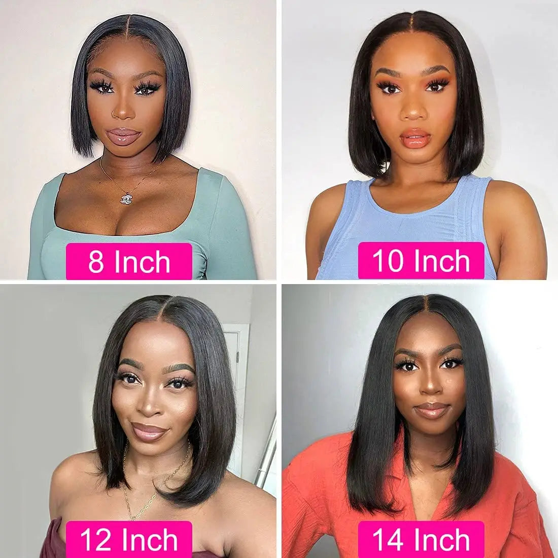 Glueless wigs  T Part Lace Front Wig 13*4 Lace Front Human Hair Wigs For Women  Closure Wigs 180 Density Short Straight Bob Wigs