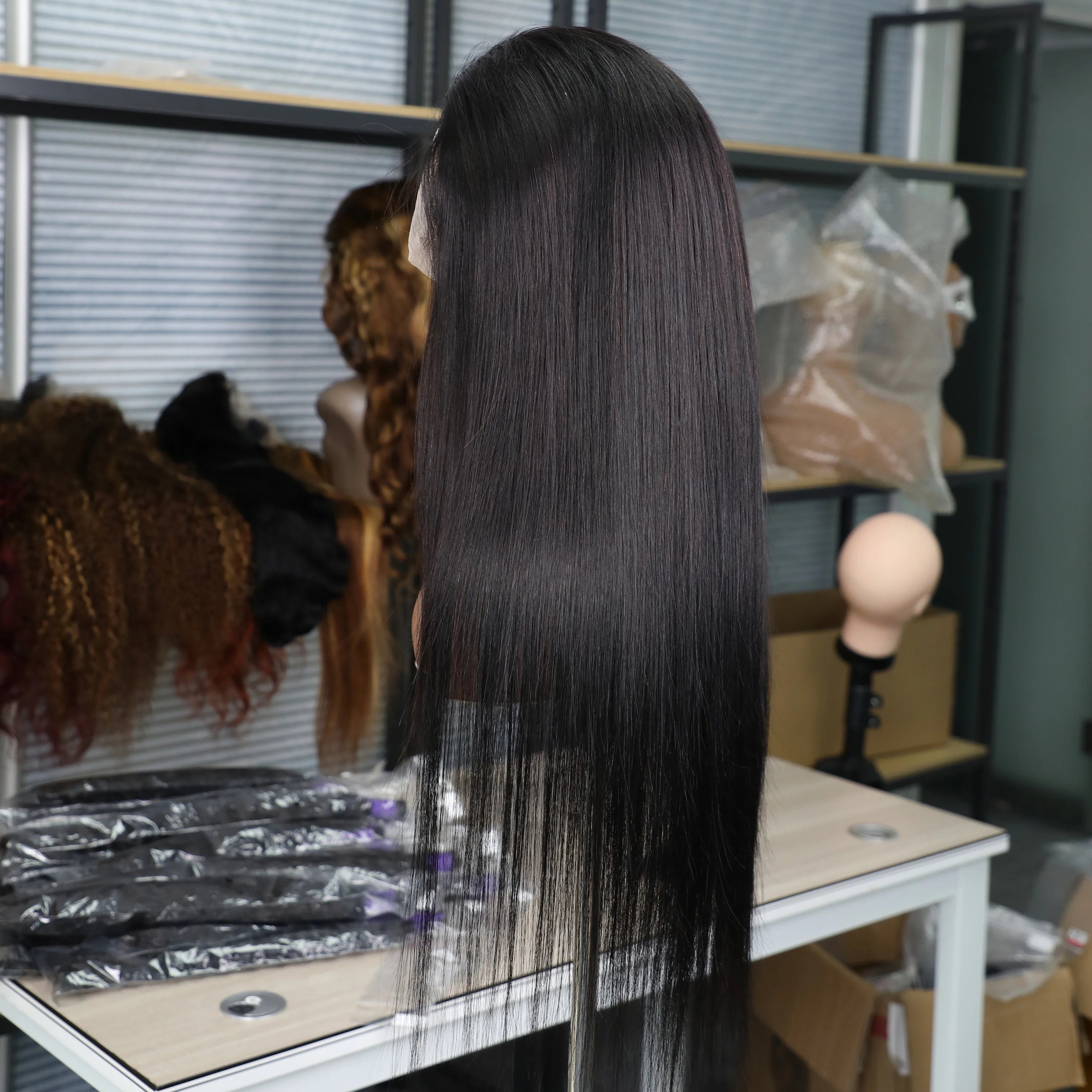 360 Full Lace Wig 13x6 Lace Front Human Hair Wigs For Women 30 34 Inch Brazilian Bone Straight Transparent Lace Frontal Wig 200%