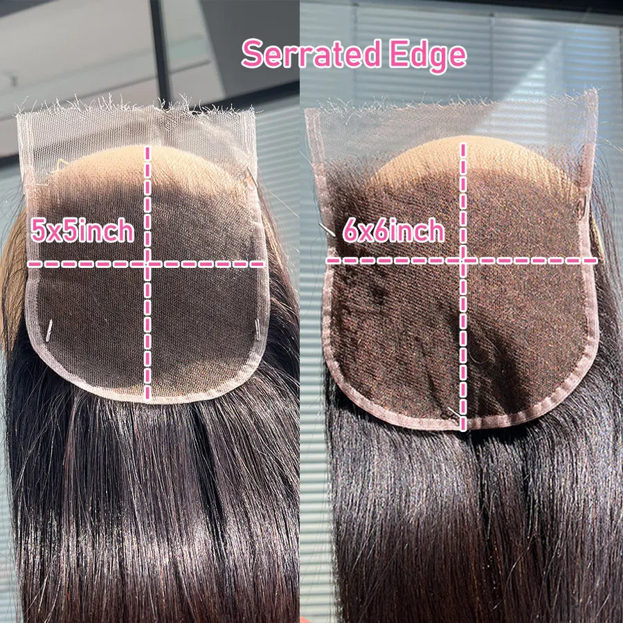 7x7 6x6 5x5 HD Lace Closure Pre Plucked Full 13x4 13x6 HD Lace Frontal Only Small Knots HD Lace Melt Skins Human Hair For Women