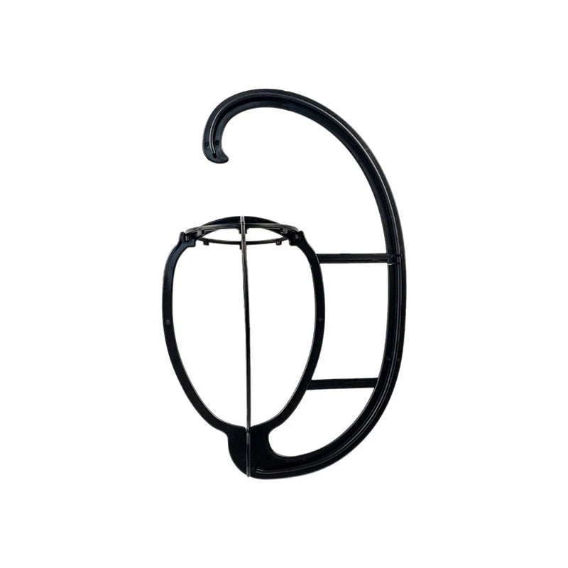 Hanging wig stand, wig holder for multiple wig stands, for hair extensions, wigs and accessories (3 pcs.)