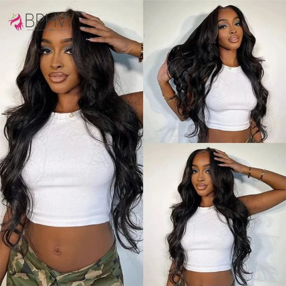 Body Wave Frontal With Bundles Human Hair Brazilian Remy Human Hair Weave Bundles With 4x4 Lace Closure Hair Extension Weft BPHW