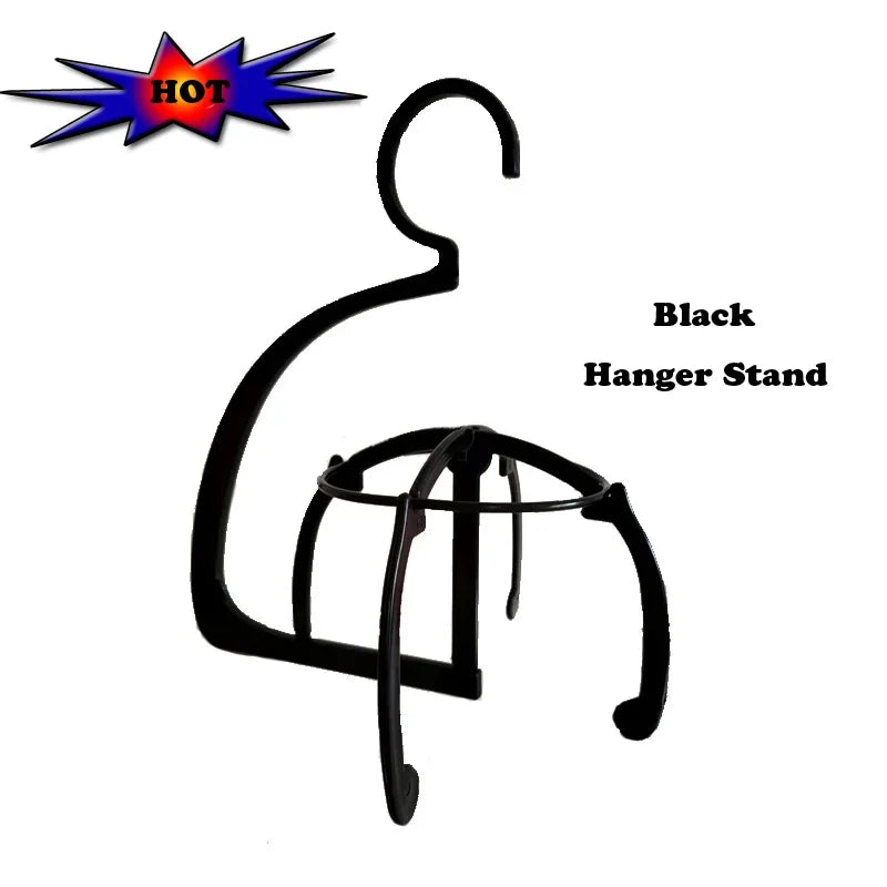 Wig Stands Plastic Hat Display Wig Head Holders Wig Hanger For Multiple Wigs 17x34Cm Portable Folding Wig Stand 1pcs Wig Holder