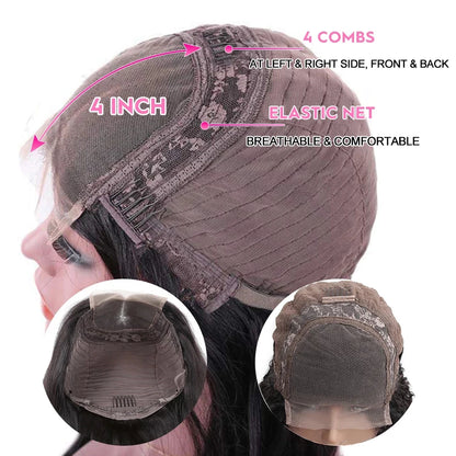 Mongolian Kinky Curly Human Hair Wigs Deep Curly HD Transparent Lace Frontal Wigs For Black Women Curly Remy Hair Wigs