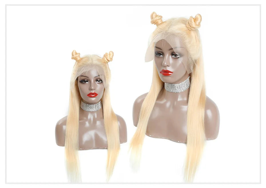 Real 13x4 13x6 HD Lace Frontal Wig 613 Blonde Lace Front Wig Human Hair Bone Straight Human Hair Wigs Pre Plucked with Baby Hair