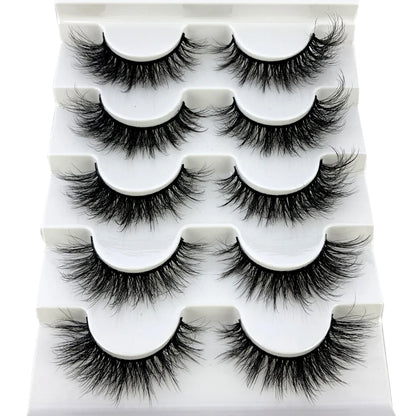 Faux Mink Eyelashes Natural 3D Mink Lashes Volume False Eyelashes Dramatic Thick Fake Eyelash Extension Makeup Tool Maquiagem