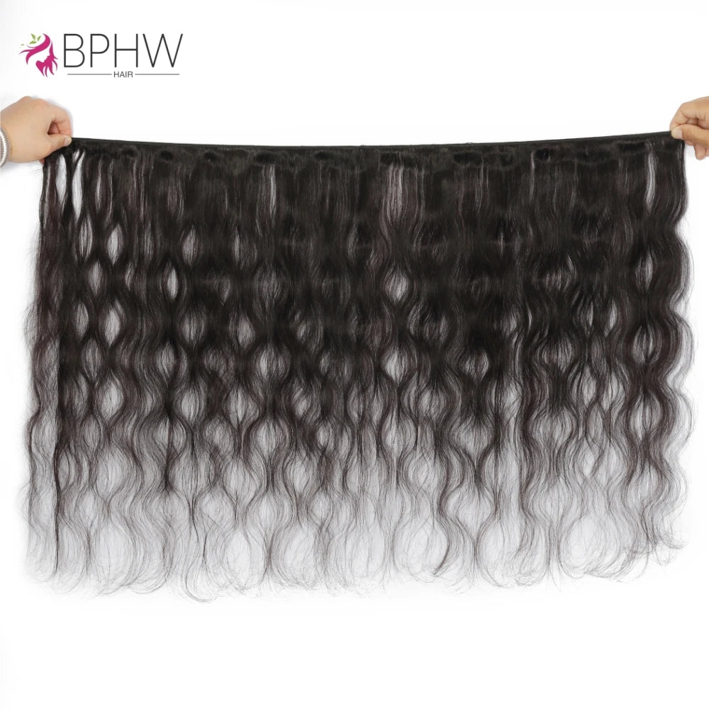 Body Wave Frontal With Bundles Human Hair Brazilian Remy Human Hair Weave Bundles With 4x4 Lace Closure Hair Extension Weft BPHW