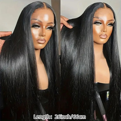 13x6 HD Lace Frontal Wigs Straight Lace Front Human Hair Wigs For Women Transparent Lace Wig 13x4 Human Hair 180% High Density