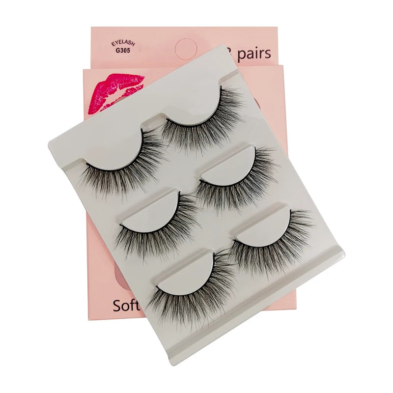 Eyelashes 3d mink lashes natural long make up false eyelashes eyelash brushes makeup eye lashes tweezers 3d lashes maquiagem