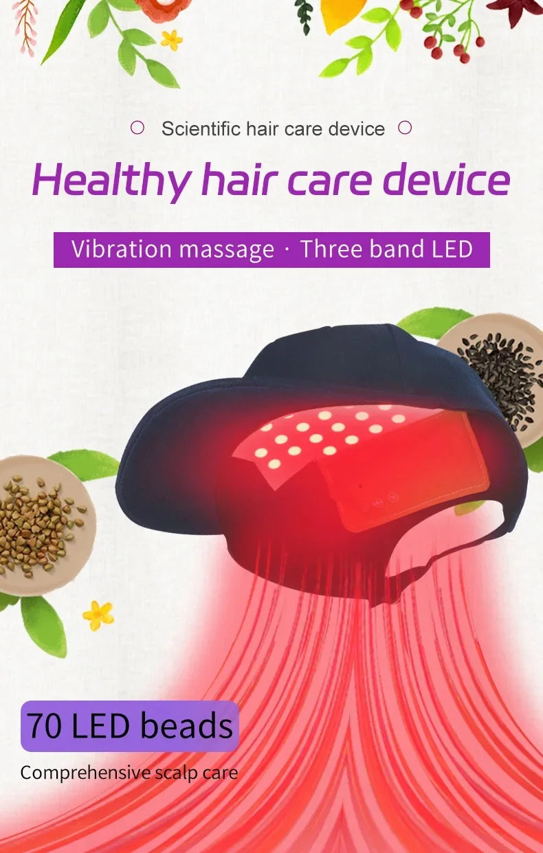 Hair care instrument, oil control hair follicle care, hair care, hair health, anti-hair loss cap, gifts