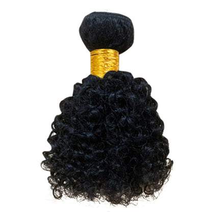 Afro Kinky Curly Short Bundle Human Hair Deals Brazilian Remy Curly Hair Bunldes for Women Natural Color Human Hair Extensions