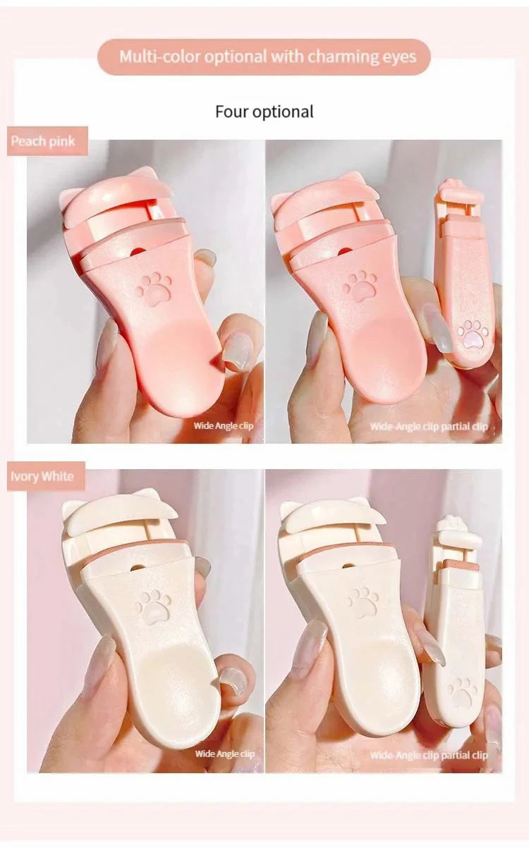 2 PCS Cat Claw Eyelashes Curler Long Lasting Professional for Women Makeup Accessories Tool Fit All Eyelash Shapes
