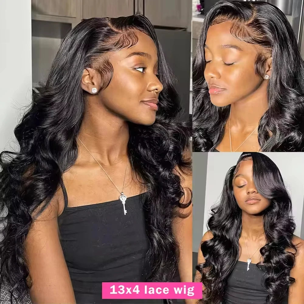30 40 Inch Hd Body Wave Lace Front Wig Pre Plucked 13x4 13x6 Loose Wave Lace Frontal Wig 100% Human Hair Wigs On Clearance Sale