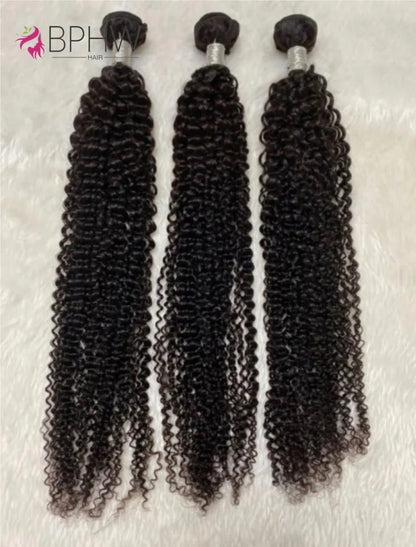 Mongolian Kinky Curly Human Hair Bundles Natural Jerry Curl Remy Hair Weave Bundle Raw Human Hair Extensions 1 3 4 Bundles Deal