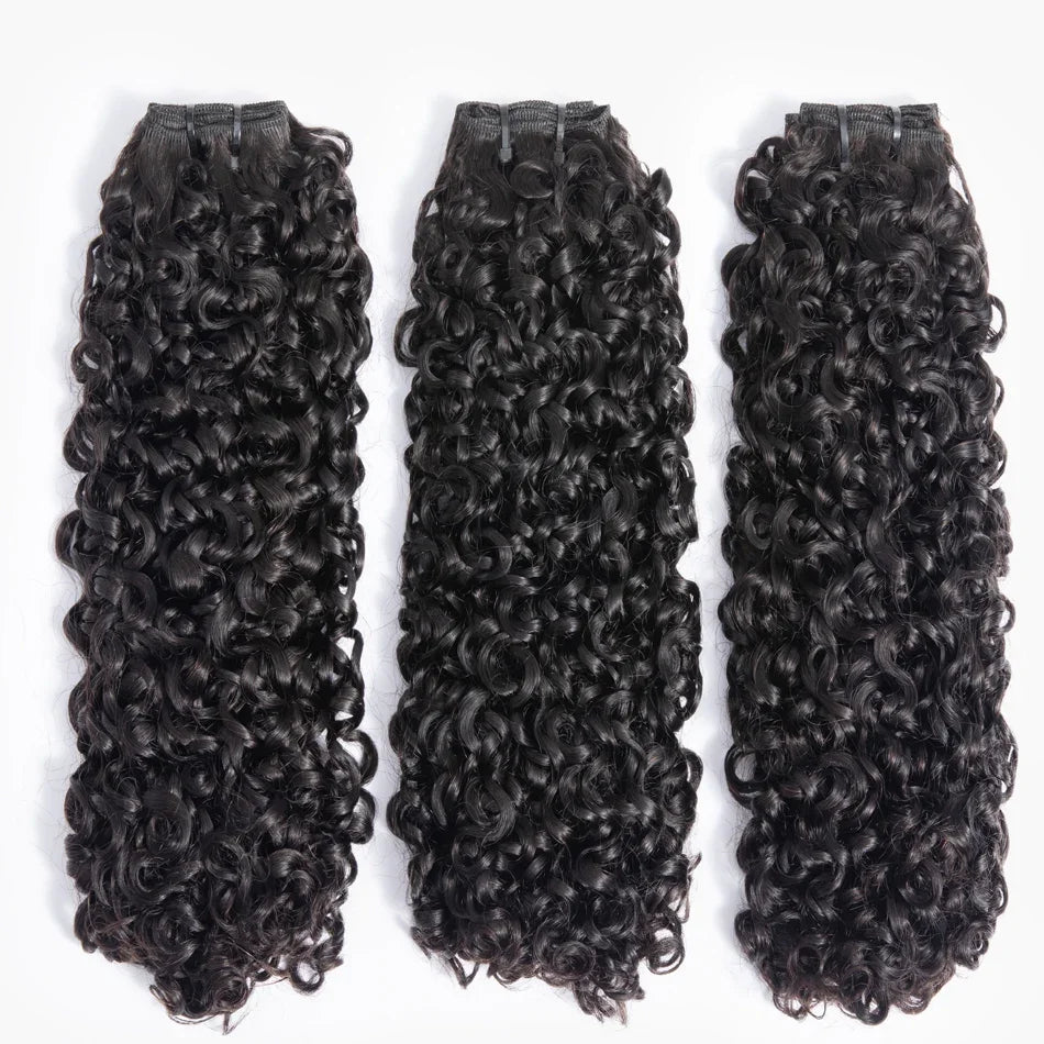 Raw vietnamese pixie curly human hair bundles Indian pixie double drawn perruque virgin Kinky curly human hair Extensions 100g