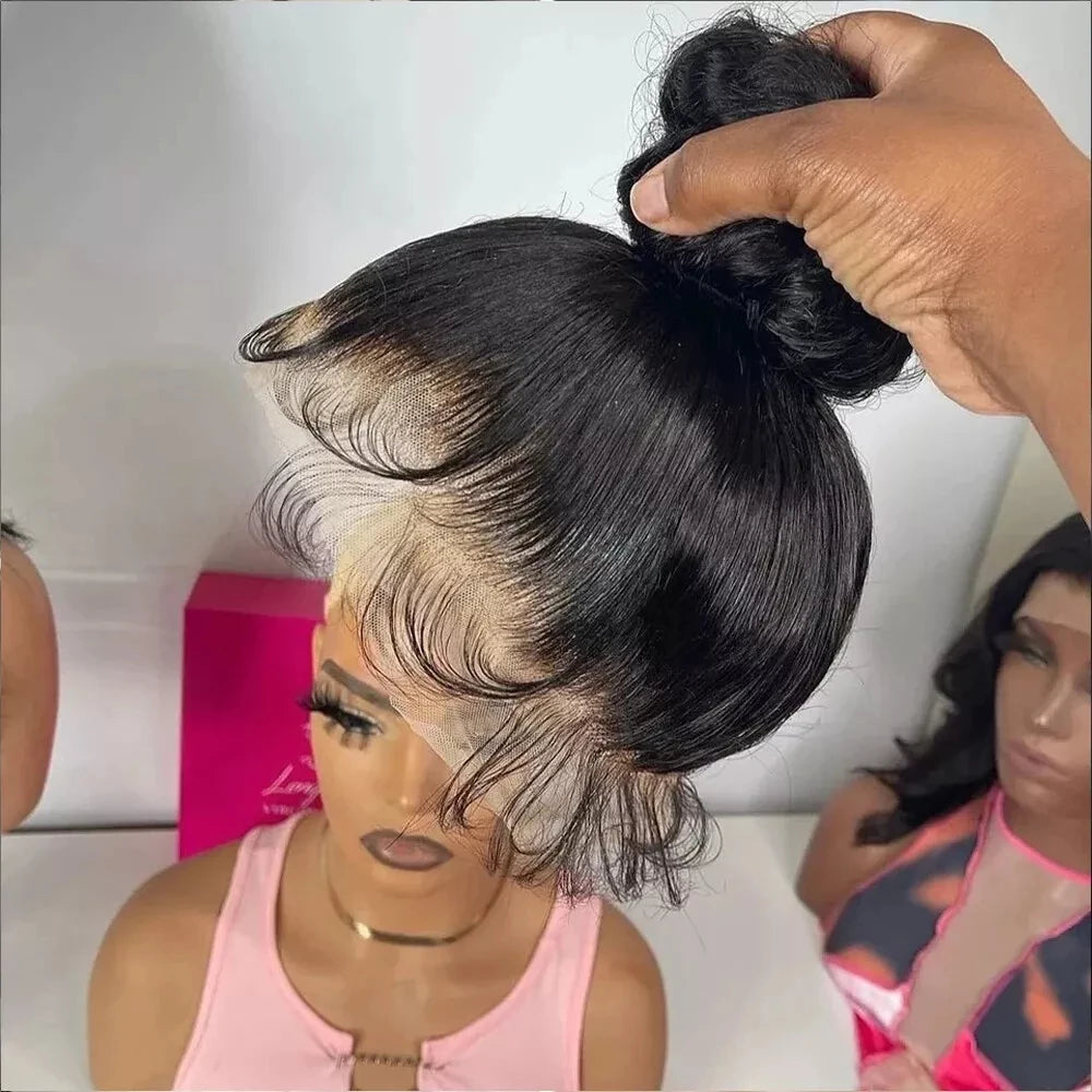 360 Full Lace Wig Human Hair Pre Plucked Bone Straight Lace Fronta Wigs Glueless Hd Lace Frontal Wig Human Hair Wigs For Women