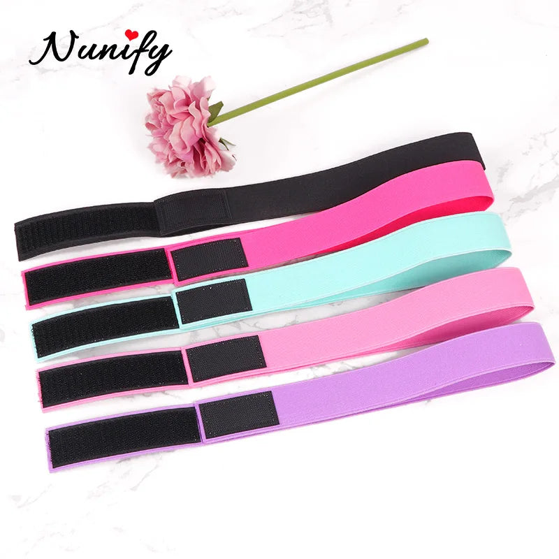 Edge Laying Scarf Elastic Headband For Wigs Lace Frontal 3Pcs Lace Melting Band With 1Pcs Double Side Edge Control Hair Comb