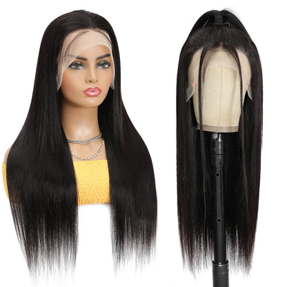30Inch 13X6 Lace Front Wigs Human Hair Straight HD Lace Front Wigs Human Hair Straight Glueless Wigs Human Hair13X4 Frontal Wigs