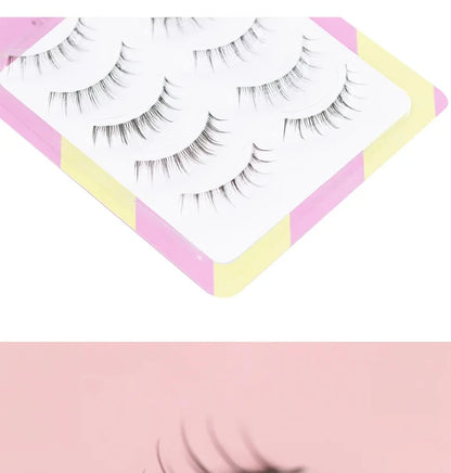 14mm Dream Deer False Eyelashes Lash V-shaped Natural Transparent Makeup Tools Lash Clusters Cosplay Cosmetics Fake Eyelashes