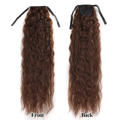 Long Curly Ponytail Extensions Synthetic Horse tails Curly False Tail For Women 32Inch Hairpiece Ponytail Hair Extensions