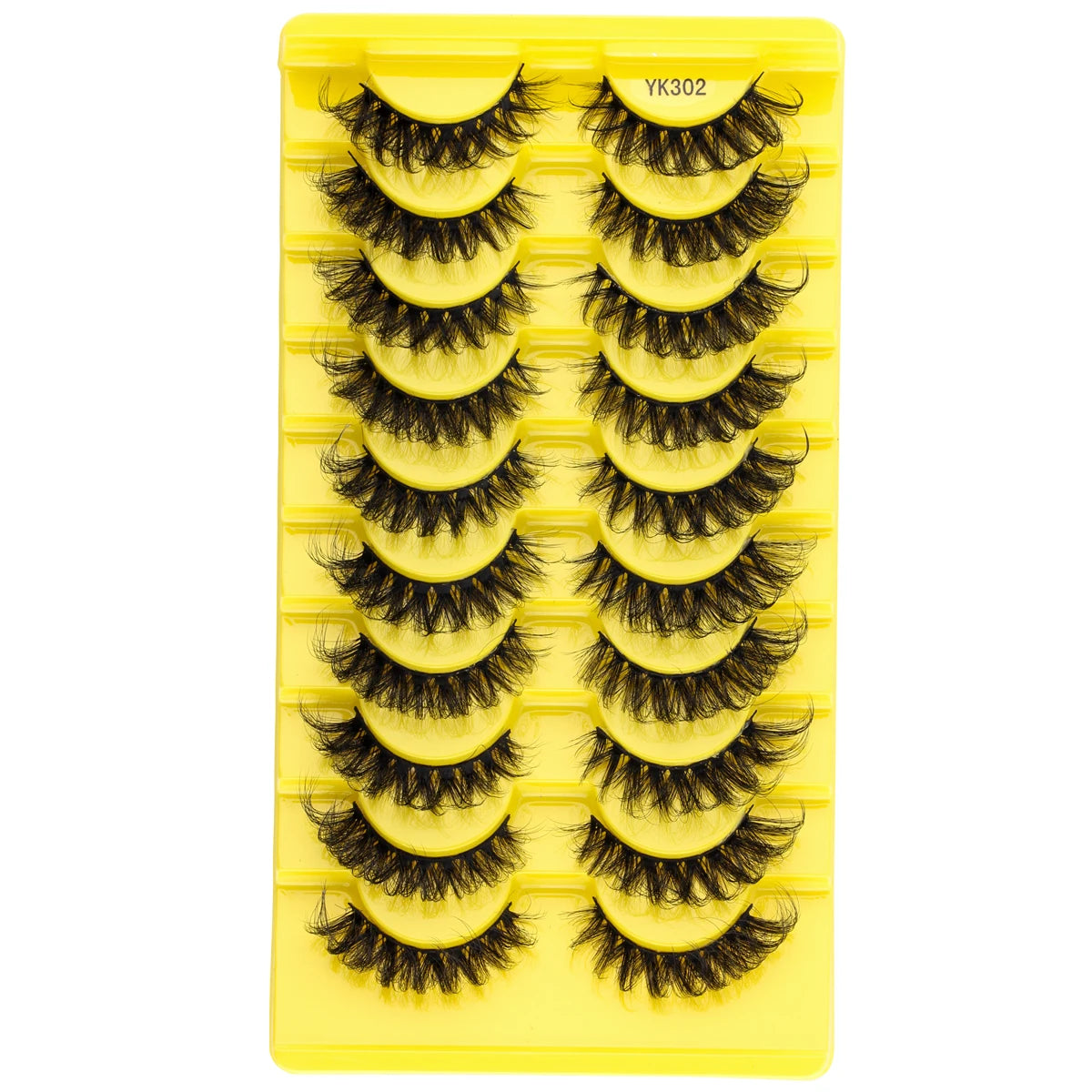 3D Mink Lashes 3/10 Pairs Cat Eye Half Lashes Natural Long False Eyelashes Strip Makeup Soft Fake Eyelash Extension Make Up Tool