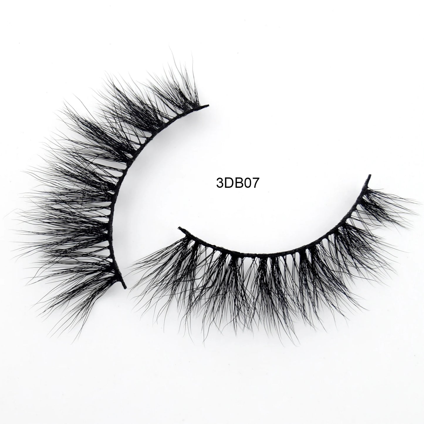Visofree Mink Eyelashes 3D Mink Lashes Thick Crisscross Winged Eyelashes Cruelty Free Mink 1 Pair/box False Lashes D22