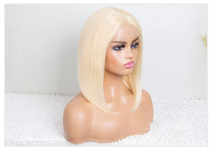 13x4 13x6 Blonde bob Wig Lace Front Human Hair Wigs 613 Straight HD Lace Frontal Wig Bob Glueless Wig Human Hair Ready To Wear