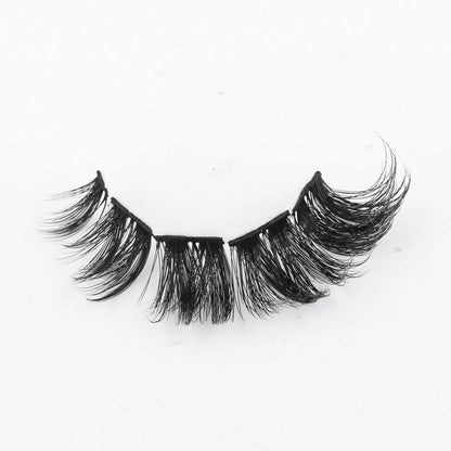Natural Short False Mink Lashes 3/5/10 Pairs Extensions Eye Hair False Eyelashes 3D Faux Cils Soft Fluffy Eye Lashes for Beauty