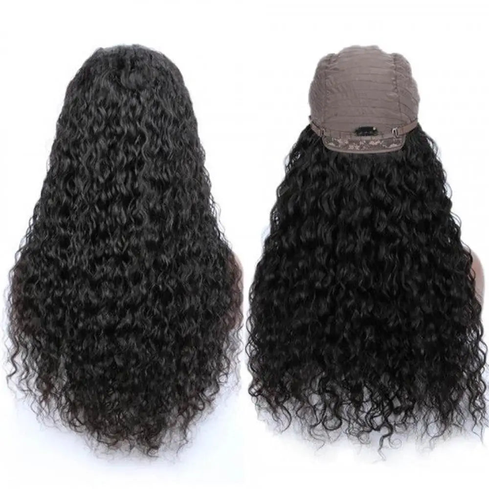 V Part Wig Water Wave Human Hair No Leave Out Upgrade U Part Wigs Human Hair Wig Curly Wigs For Black Women No Glue V Part Wigs