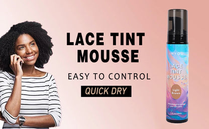Lace Tint Mousse For Wigs - Long-Lasting, Easy To Apply And NaturaLooking Lace Tint Mousse