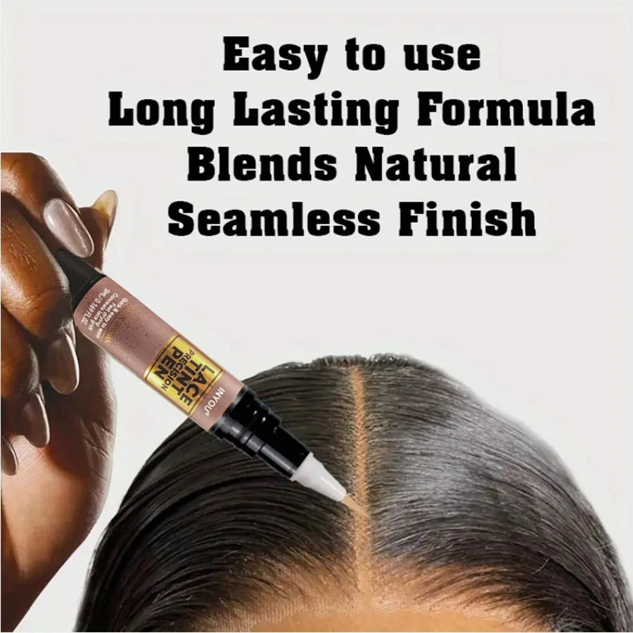5ml Lace Tint Pen for Wigs, Long-Lasting, Easy to Apply, And Natural-Looking, Tint Melting Hair  for All Of Hair Types