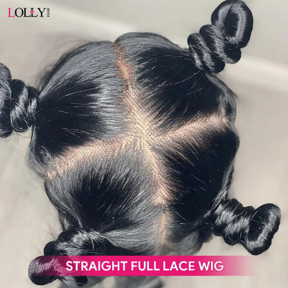 Full Lace Wig Human Hair 30 32 Inch Straight Lace Front Wigs Human Hair Brown Human Hair Wigs Pre Plucked 180 density