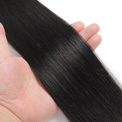 Brazilian Bone Straight Bundles 100% Unprocessed Human Hair Bundles Virgin Hair 1/3 Bundles Short Straight Weave Hair Extensions