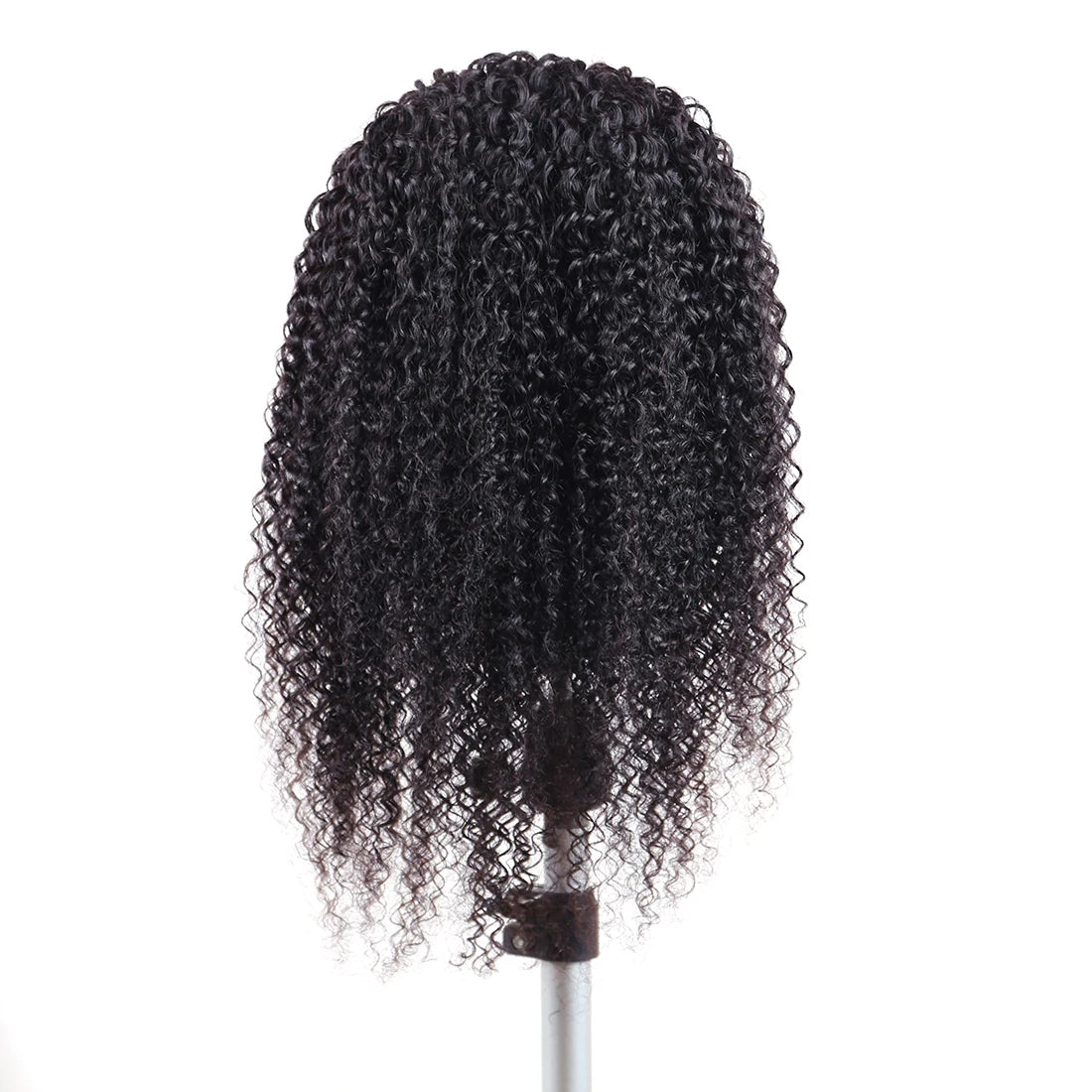 Human Hair Headband Wig Kinky Curly Full Machine Made Brazilian Remy Human Hair Wigs For Women 180% Density  Natural Color