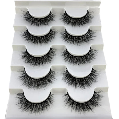 Faux Mink Eyelashes Natural 3D Mink Lashes Volume False Eyelashes Dramatic Thick Fake Eyelash Extension Makeup Tool Maquiagem