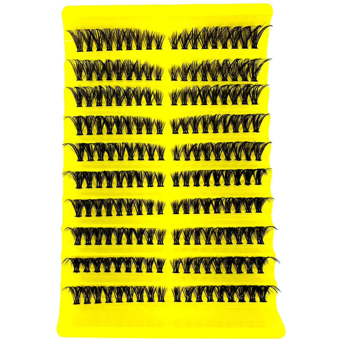 200 Pieces DIY Personal Lashes 40P Eyelash Cluster Natural Look Wispy Lashes 9-16MM D Curly Hair Personal Clusters Lashes Fluffy