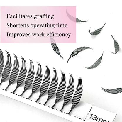 CoMango New Spire Lashes Tower Fans Premade Spikes Eyelash Extensions Single/Mix 8-15mm for Anime Eyelashes Makeup Free Shipping