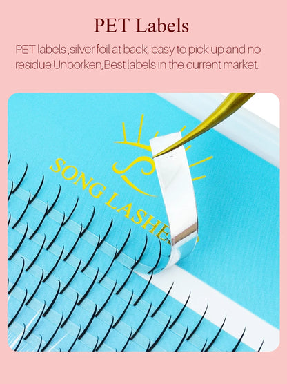 Song Lashes A Shape Wispy Fairy+V-shaped Lower Eyelashes+Wispy Spikes High Quality Eyelash Extension Group Makeup Supplies