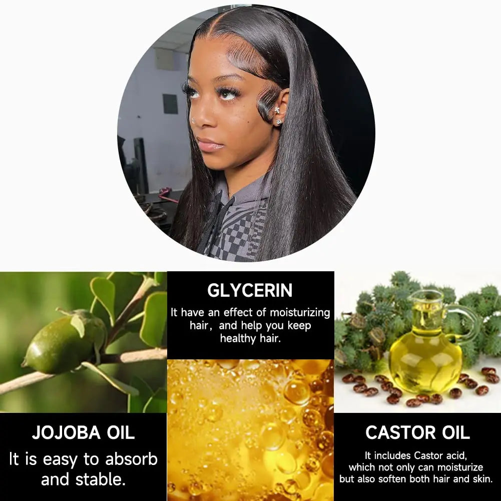 Edge Control Hair Gel Edge Brush Refillable Pocket Size Baby Hair Brush Kit Perfect Performance Long Lasting No White Residue