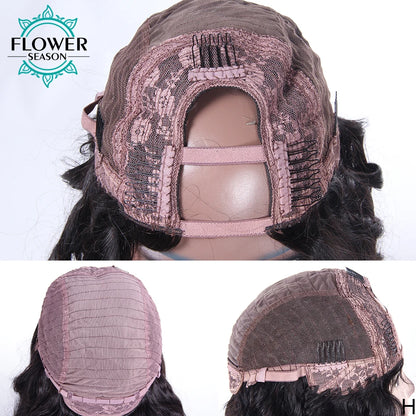 Kinky Curly V Part Wig Human Hair Upgrade Upart Wig No Leave Out Thin Part Kinky Curly Human Hair Wig 1x3 V-Part Wig 180%Density