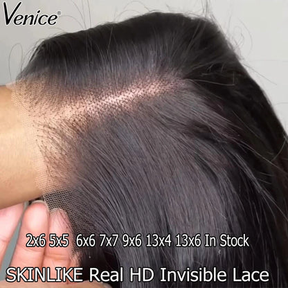 HD Transparent Lace Frontal Closure Only Straight 13x4 13x6 Lace Frontal Only 5x5 6x6 HD Closure Human Hair PrePlucked