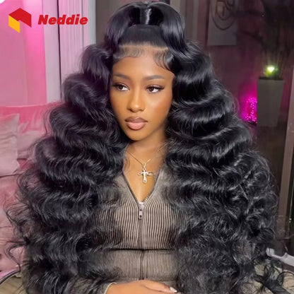 13x6 Hd Lace Frontal Wig Human Hair 30 Inch 13x4 Hd Transparent Lace Front Preplucked Black Body Wave Human Hair Wigs for Women