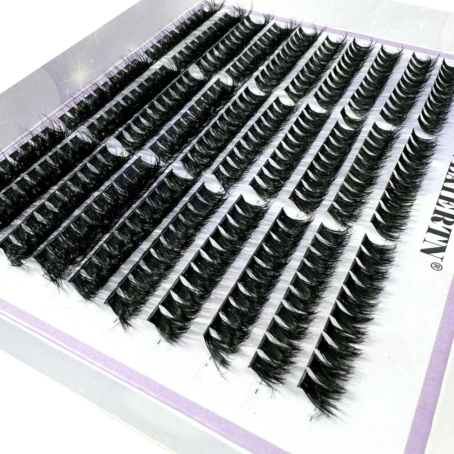 300/120PCS 5D Fluffy Cluster Lashes 30D-100D Natural Thick Eyelash Clusters Individual Lashes DIY Eyelashes Extension Makeup