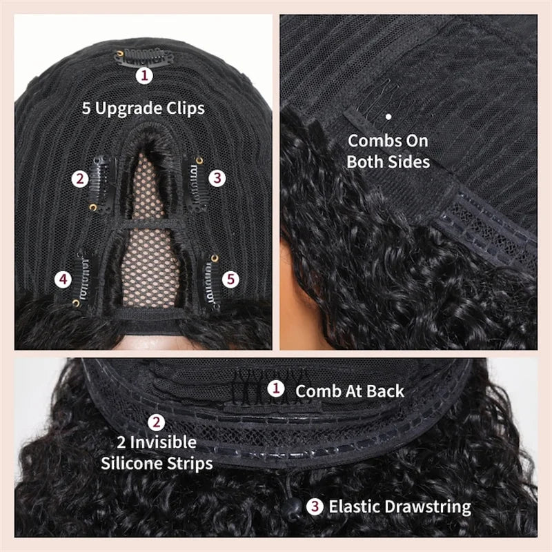 Beauty Forever EasiContout Body Wave V Part Human Hair Wig Seemless Upgrade U Part Wig 100% Raw Virgin Human Hair Wig