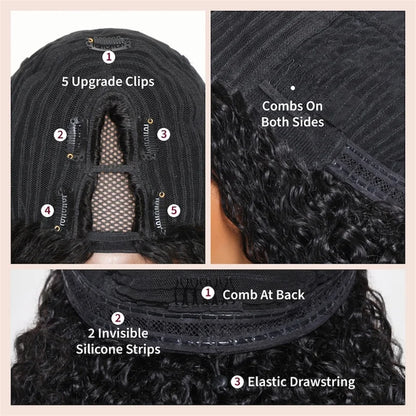 Beauty Forever EasiContout Body Wave V Part Human Hair Wig Seemless Upgrade U Part Wig 100% Raw Virgin Human Hair Wig