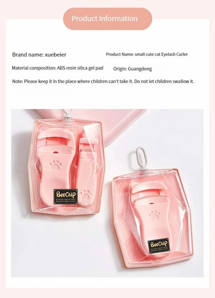 2 PCS Cat Claw Eyelashes Curler Long Lasting Professional for Women Makeup Accessories Tool Fit All Eyelash Shapes