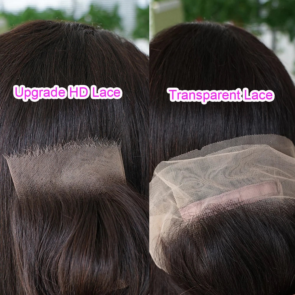 HD Lace Frontal Closure 5x5 13x4 Transparent Softer Invisible Lace Free Part Human Hair Frontal Natural Color Straight